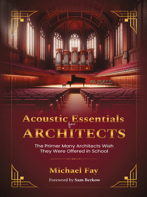 cover image of Acoustic Essentials for Architects